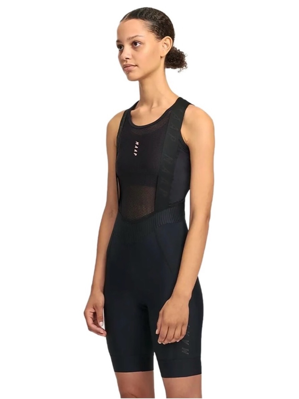 MAAP Women's Black Bike Bib Shorts - Supportive Cycling Fit